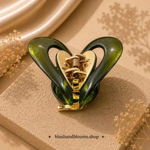 Luxury Butterfly Acrylic Hair Claw Clip