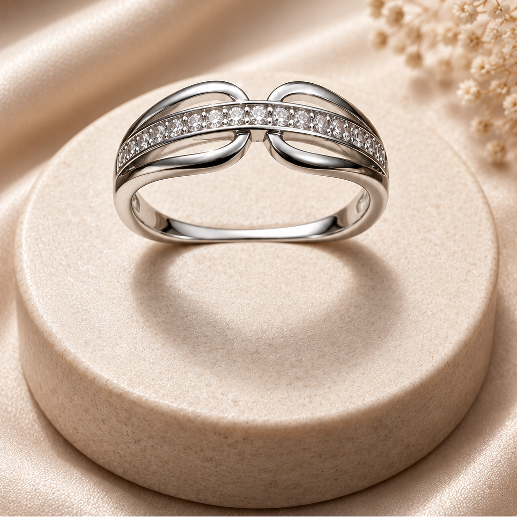 Eternal Grace Infinity Crystal Ring